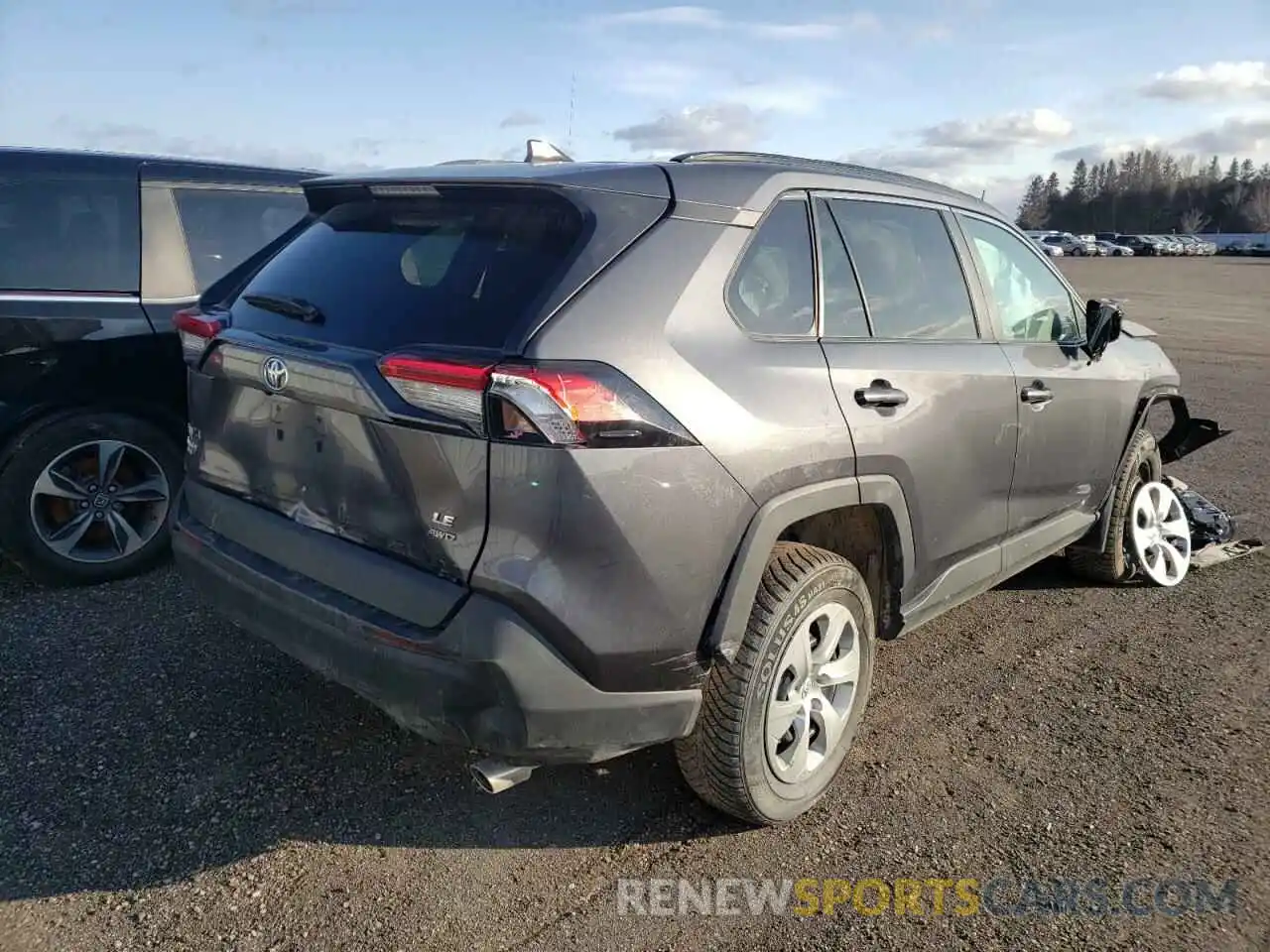 4 Photograph of a damaged car 2T3B1RFV2LW091138 TOYOTA RAV4 2020