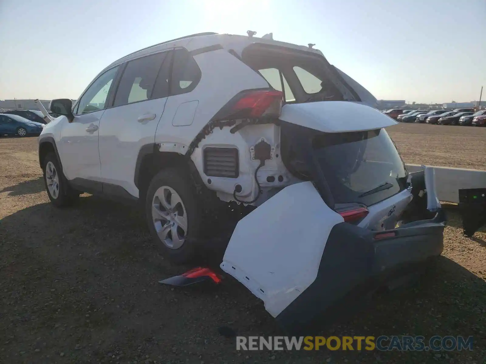 3 Photograph of a damaged car 2T3B1RFV3LC122544 TOYOTA RAV4 2020