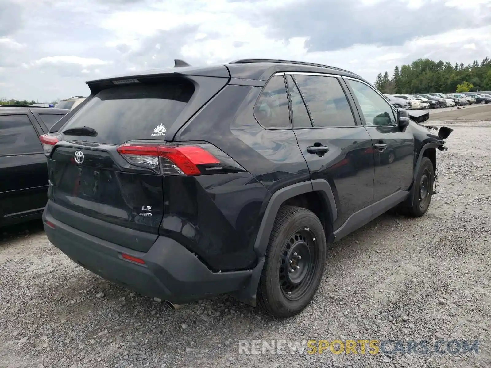 4 Photograph of a damaged car 2T3B1RFV4LC061589 TOYOTA RAV4 2020