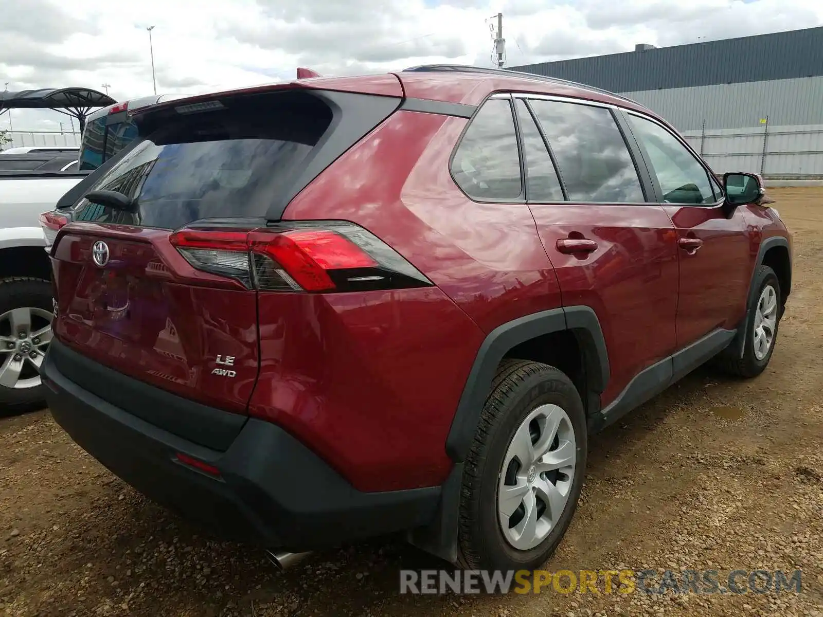 4 Photograph of a damaged car 2T3B1RFV5LW097094 TOYOTA RAV4 2020