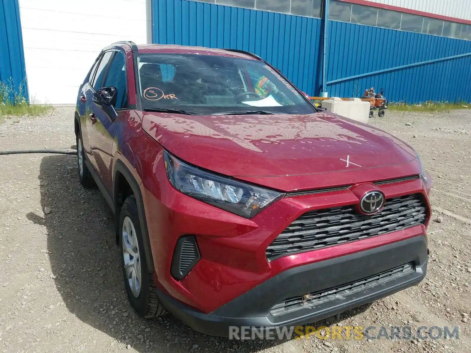 1 Photograph of a damaged car 2T3B1RFV5LW097158 TOYOTA RAV4 2020