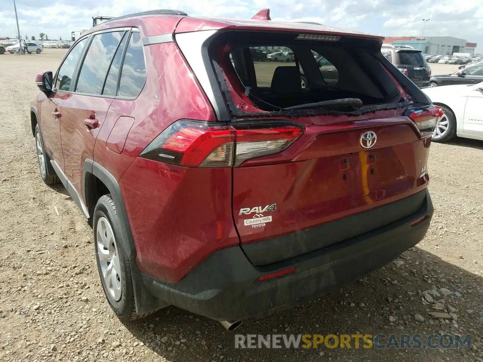 3 Photograph of a damaged car 2T3B1RFV5LW097158 TOYOTA RAV4 2020