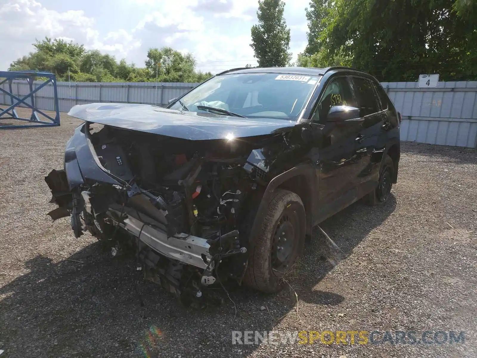 2 Photograph of a damaged car 2T3B1RFV5LW097614 TOYOTA RAV4 2020