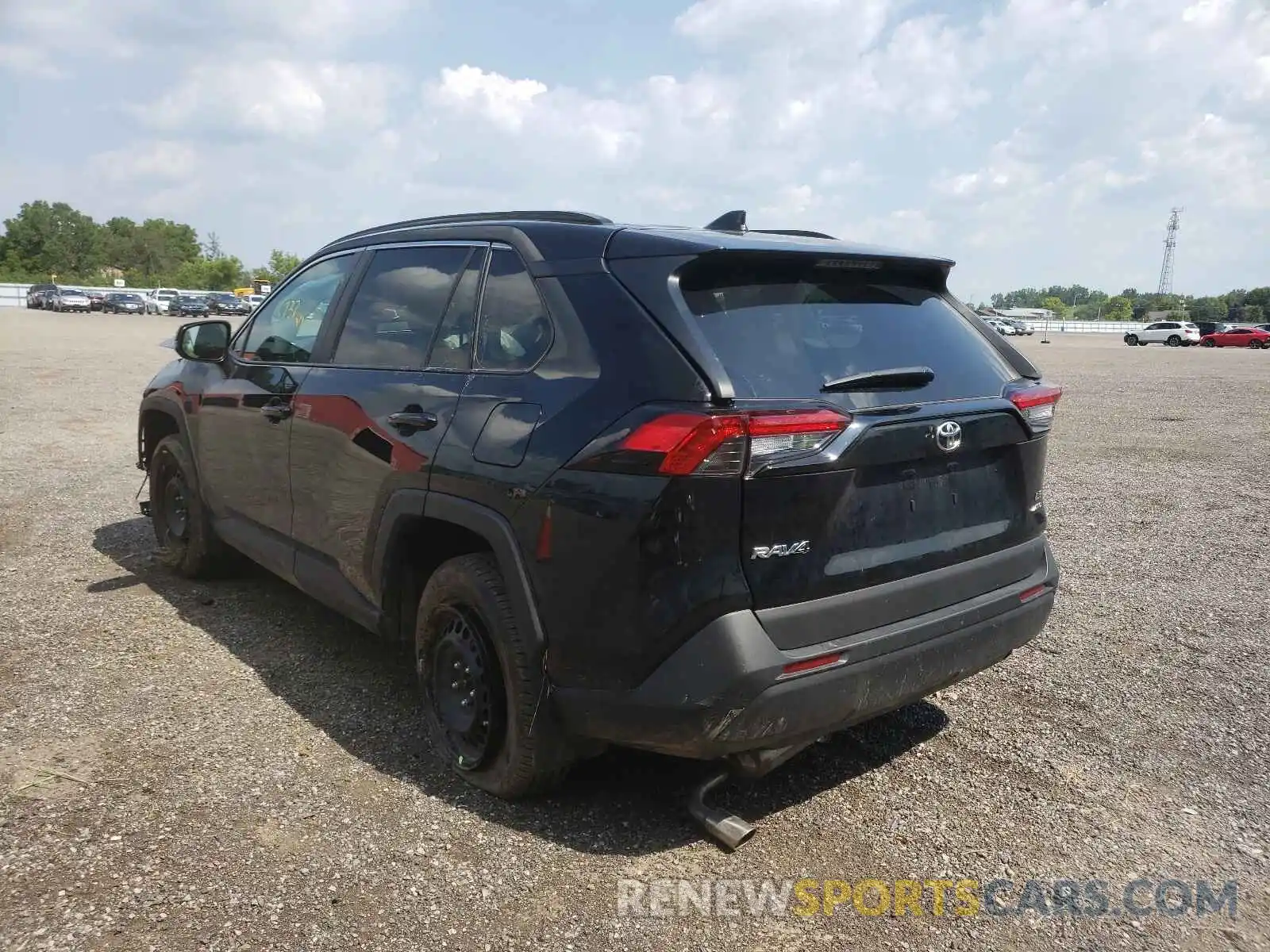 3 Photograph of a damaged car 2T3B1RFV5LW097614 TOYOTA RAV4 2020