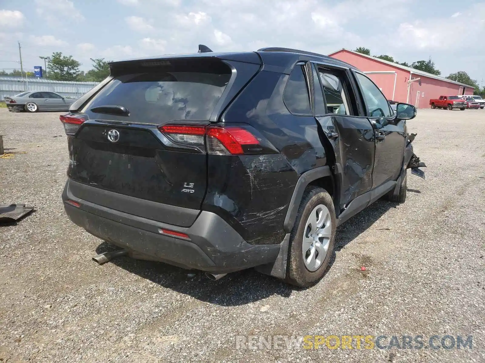 4 Photograph of a damaged car 2T3B1RFV5LW097614 TOYOTA RAV4 2020