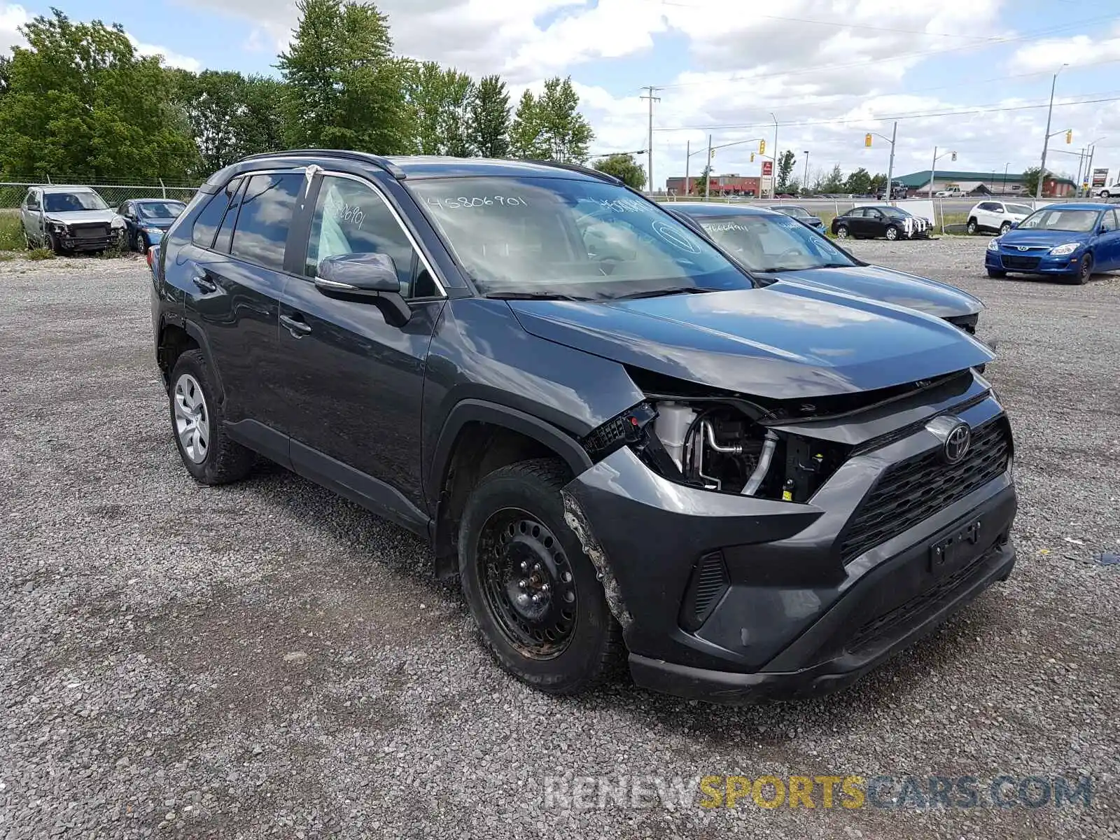 1 Photograph of a damaged car 2T3B1RFV6LC097462 TOYOTA RAV4 2020