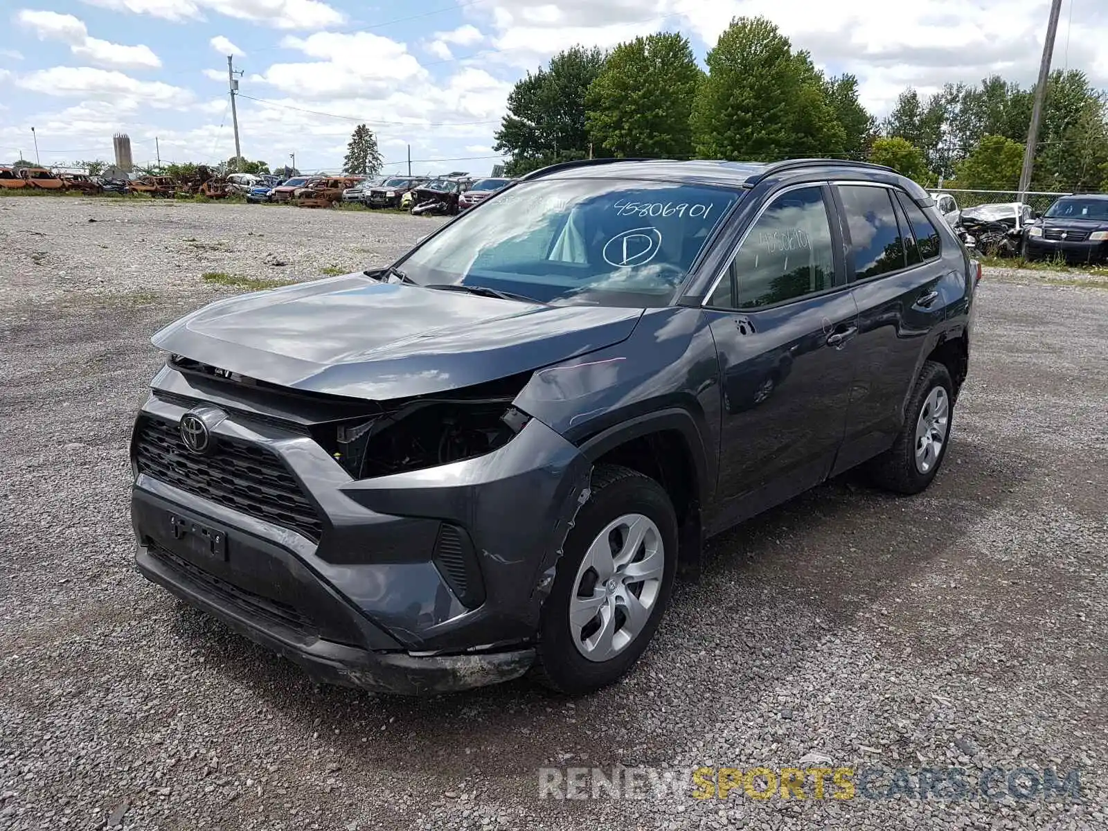 2 Фотография поврежденного автомобиля 2T3B1RFV6LC097462 TOYOTA RAV4 2020