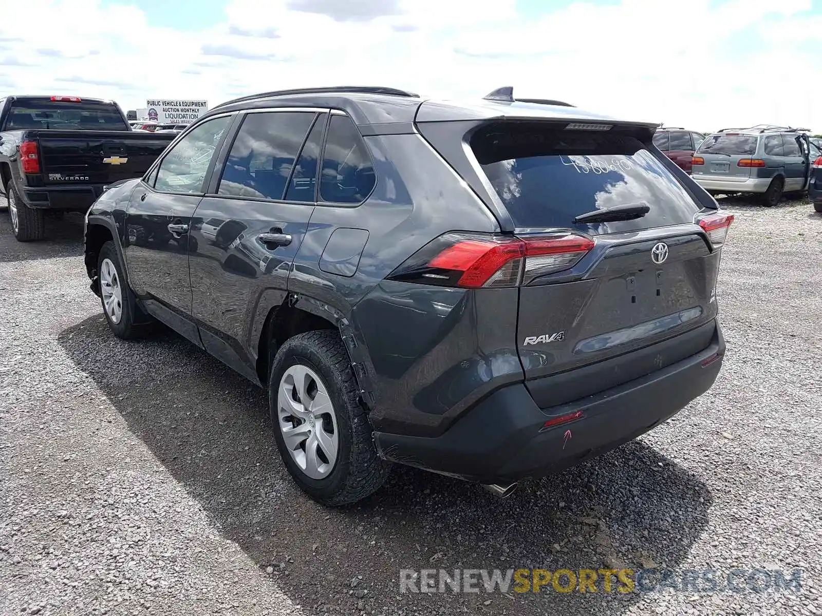 3 Photograph of a damaged car 2T3B1RFV6LC097462 TOYOTA RAV4 2020