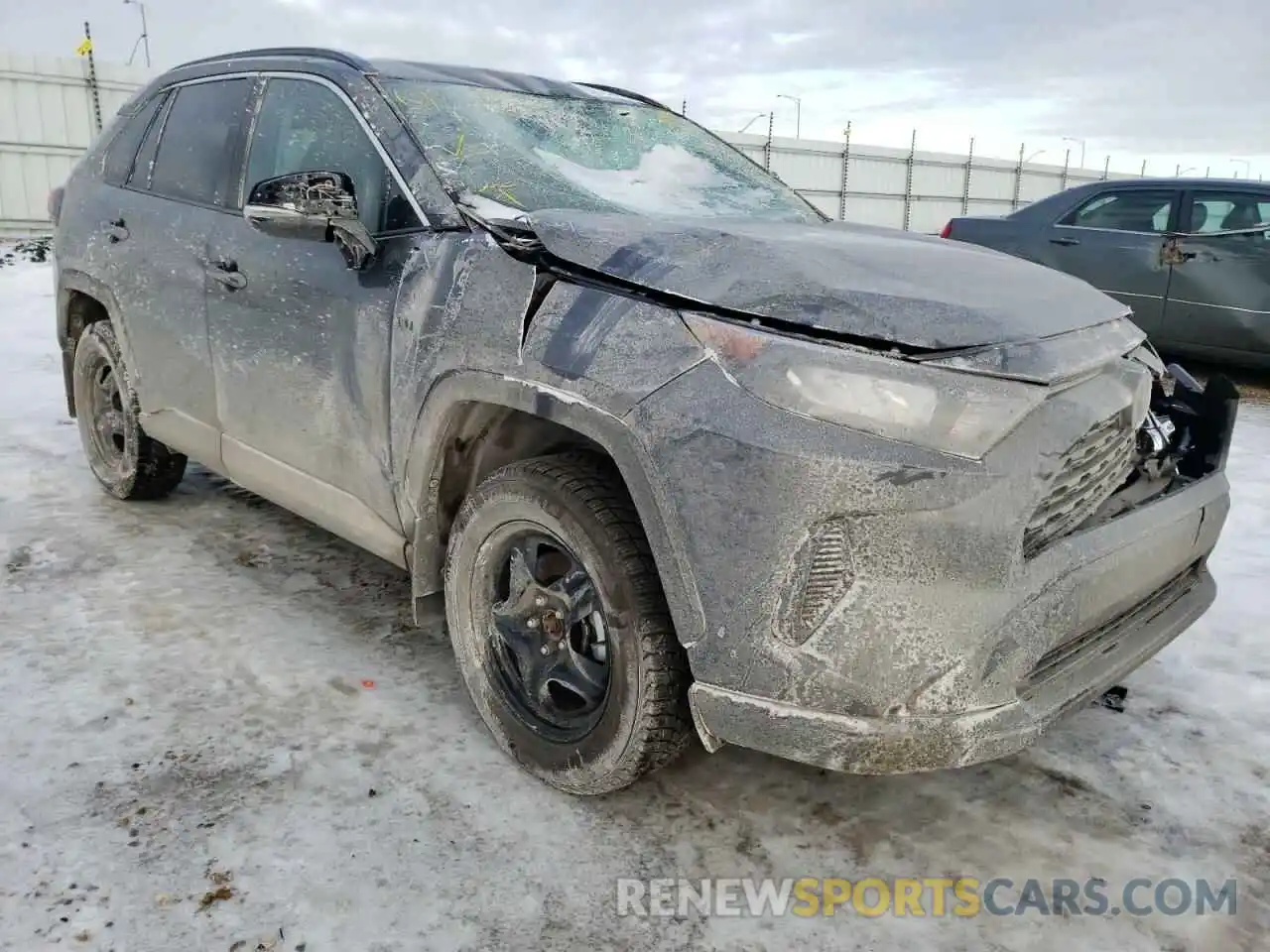 1 Photograph of a damaged car 2T3B1RFV7LC122787 TOYOTA RAV4 2020