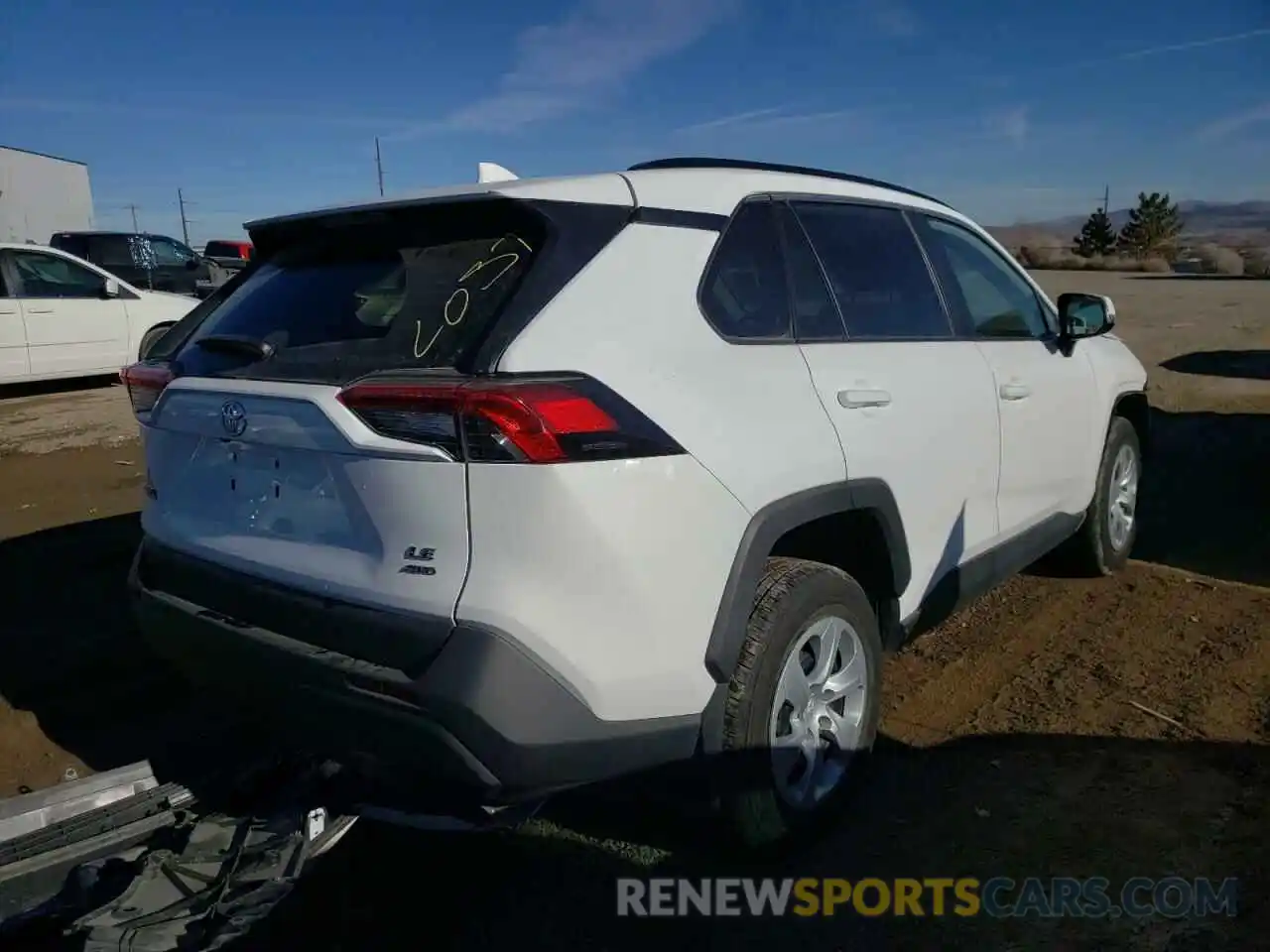 4 Photograph of a damaged car 2T3B1RFV8LC127559 TOYOTA RAV4 2020