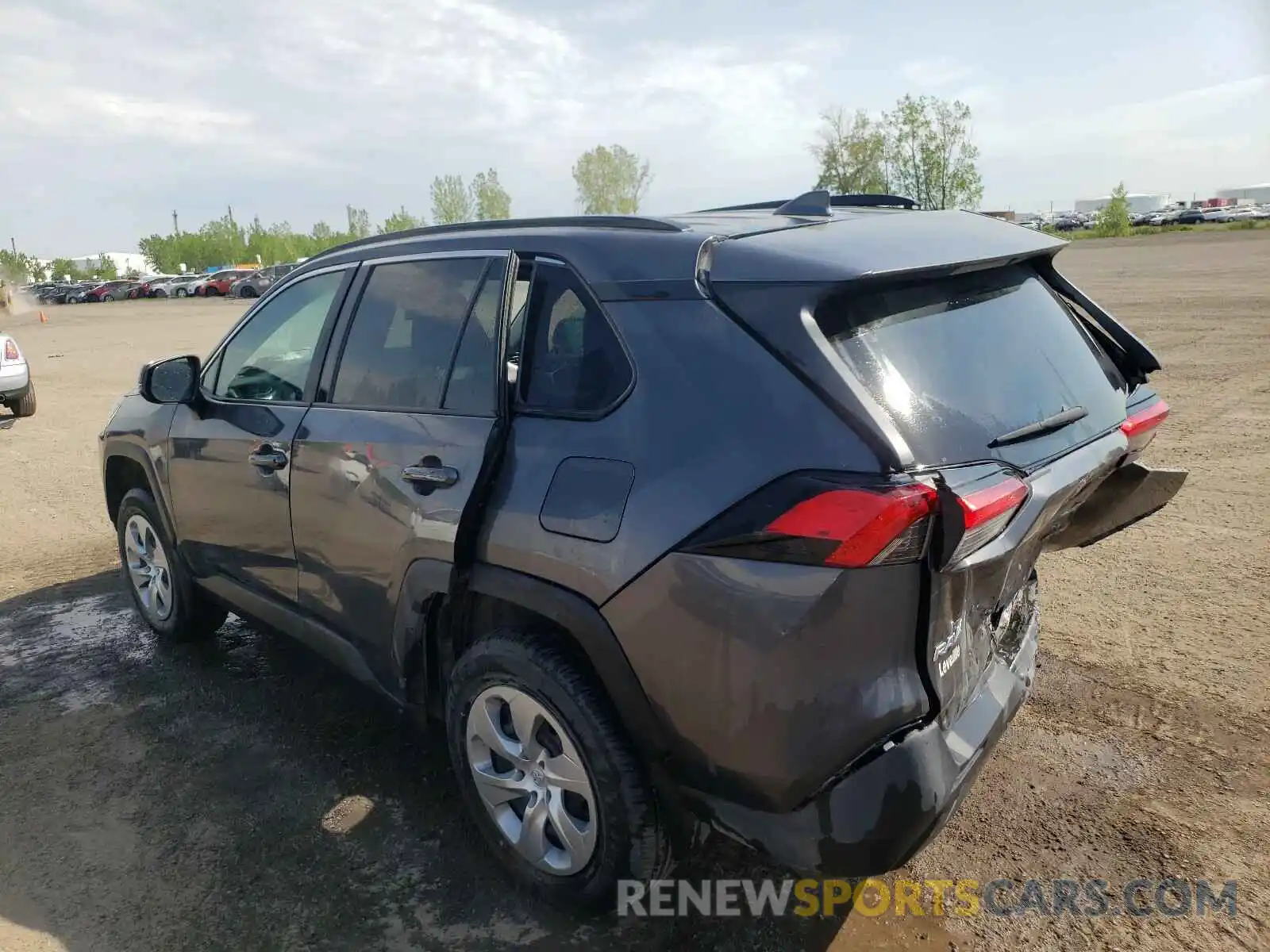 3 Photograph of a damaged car 2T3B1RFV8LW090317 TOYOTA RAV4 2020