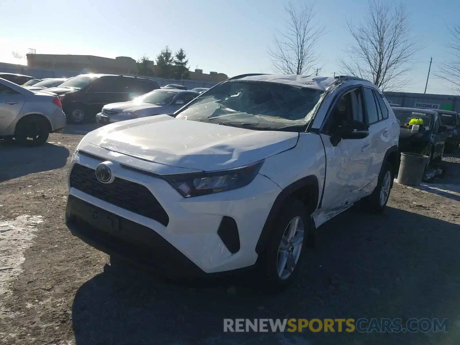 2 Photograph of a damaged car 2T3B1RFV9LW096837 TOYOTA RAV4 2020