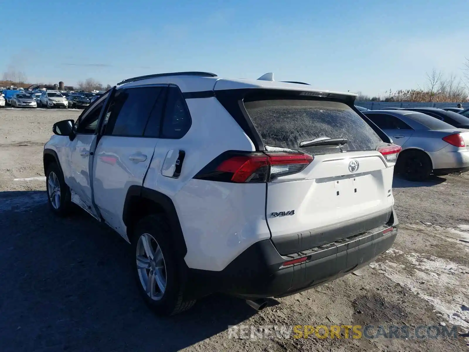 3 Photograph of a damaged car 2T3B1RFV9LW096837 TOYOTA RAV4 2020