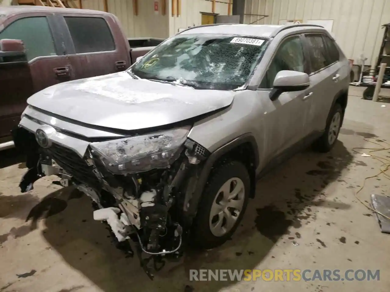 2 Photograph of a damaged car 2T3B1RFVXLC109452 TOYOTA RAV4 2020