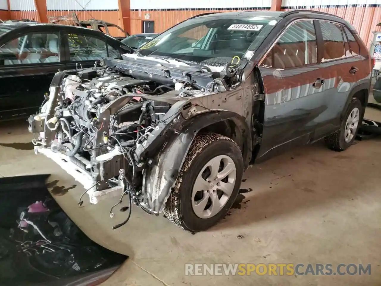 2 Photograph of a damaged car 2T3B1RFVXLC122377 TOYOTA RAV4 2020