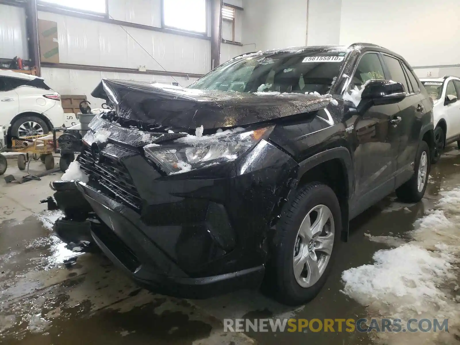 2 Photograph of a damaged car 2T3BWRFV7LW094683 TOYOTA RAV4 2020