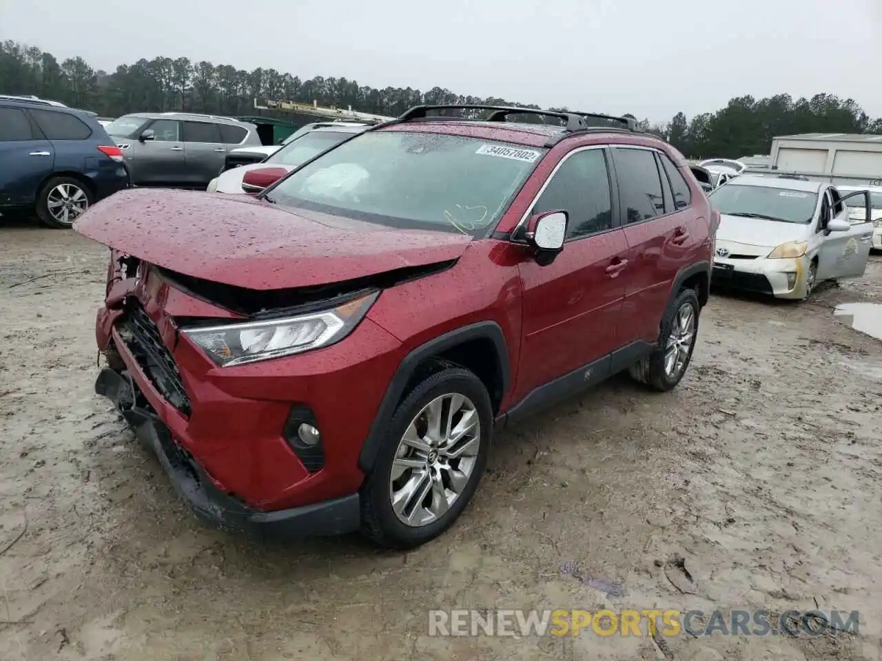 2 Photograph of a damaged car 2T3C1RFV0LC036547 TOYOTA RAV4 2020