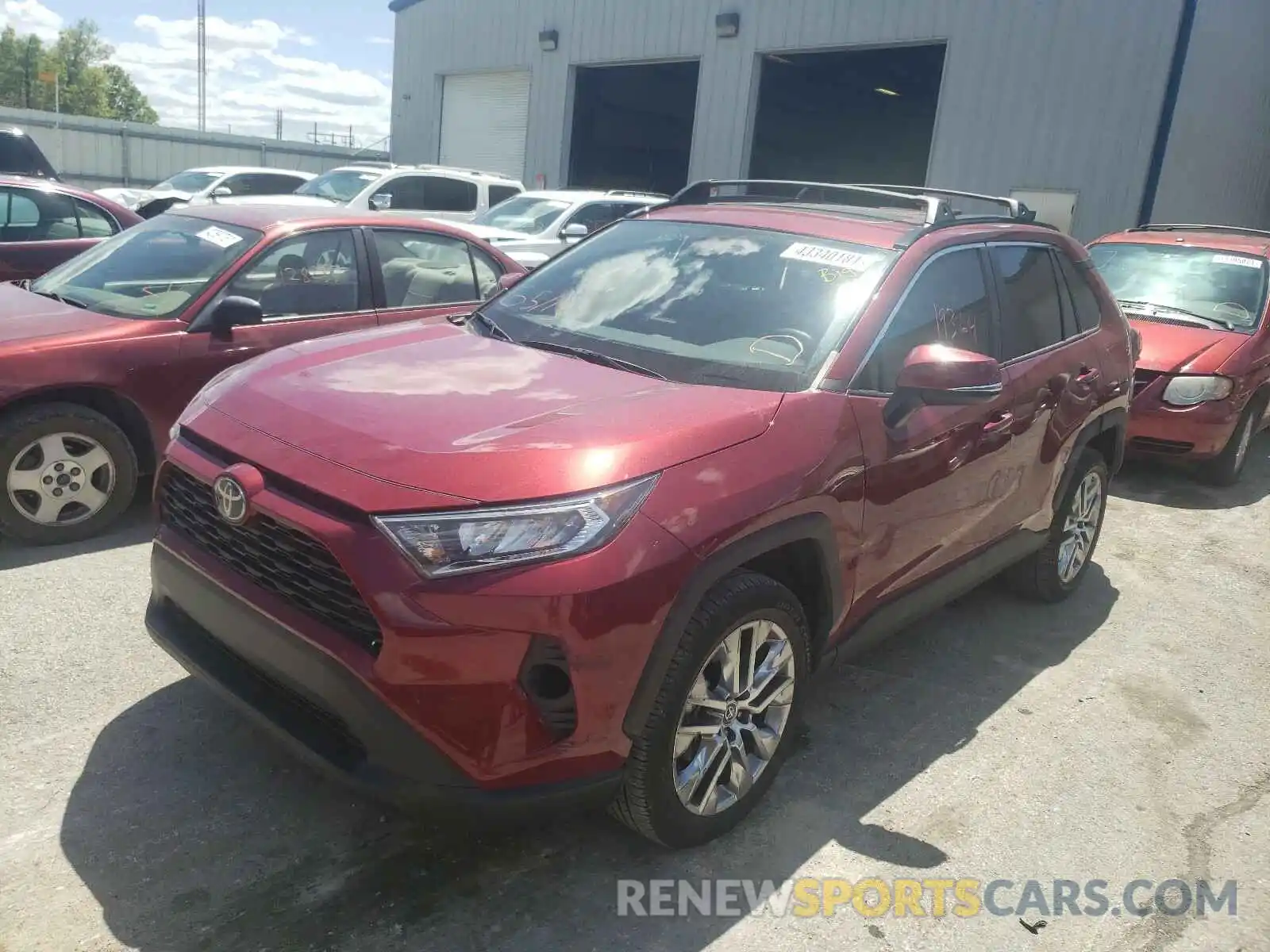 2 Photograph of a damaged car 2T3C1RFV0LC037276 TOYOTA RAV4 2020