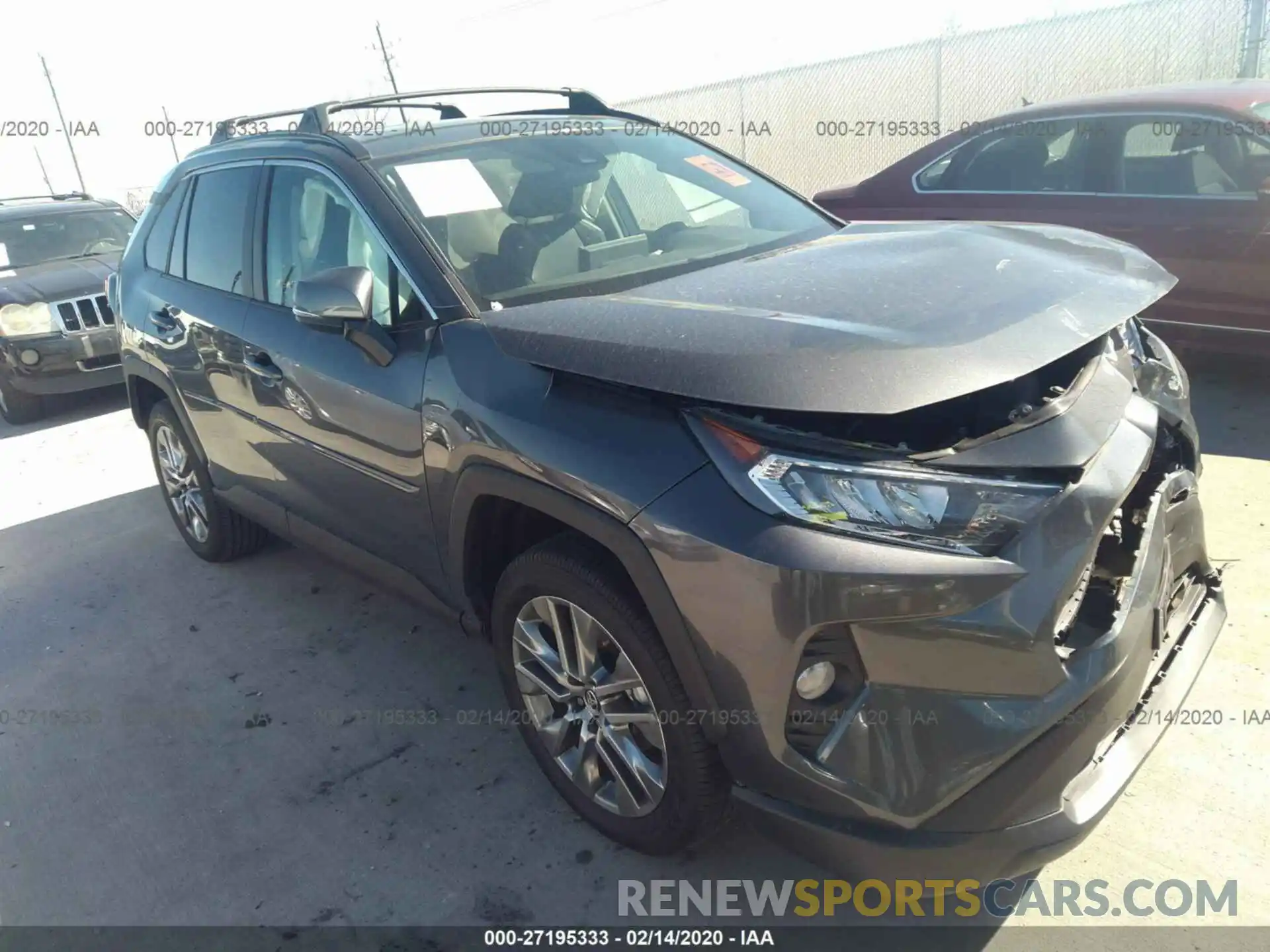 1 Photograph of a damaged car 2T3C1RFV0LC038928 TOYOTA RAV4 2020