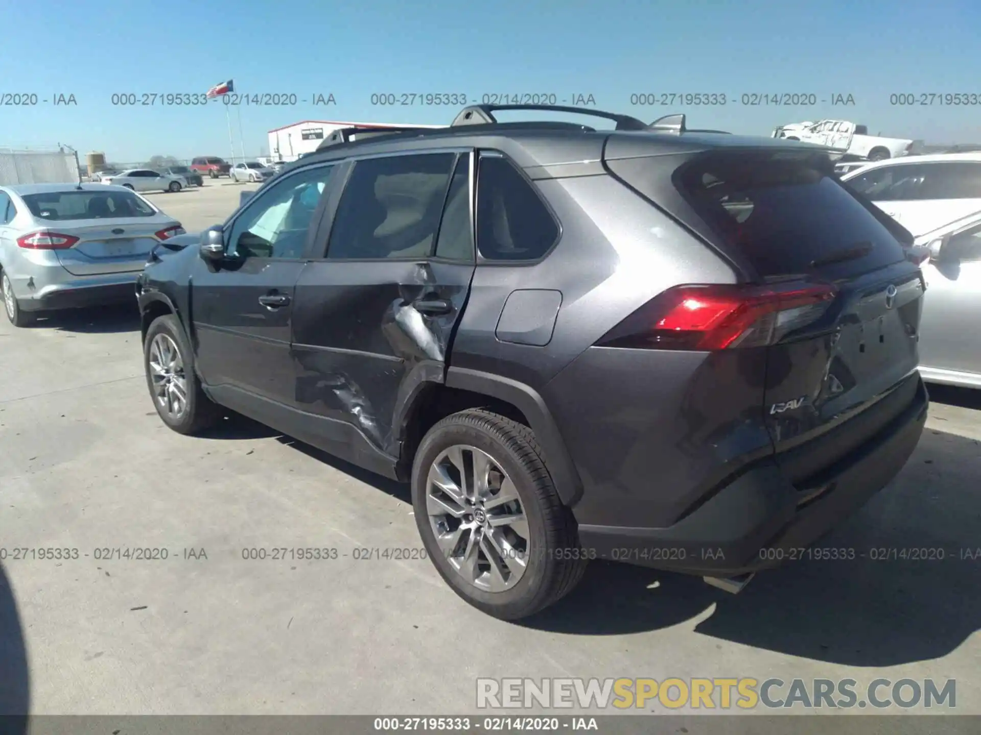 3 Photograph of a damaged car 2T3C1RFV0LC038928 TOYOTA RAV4 2020