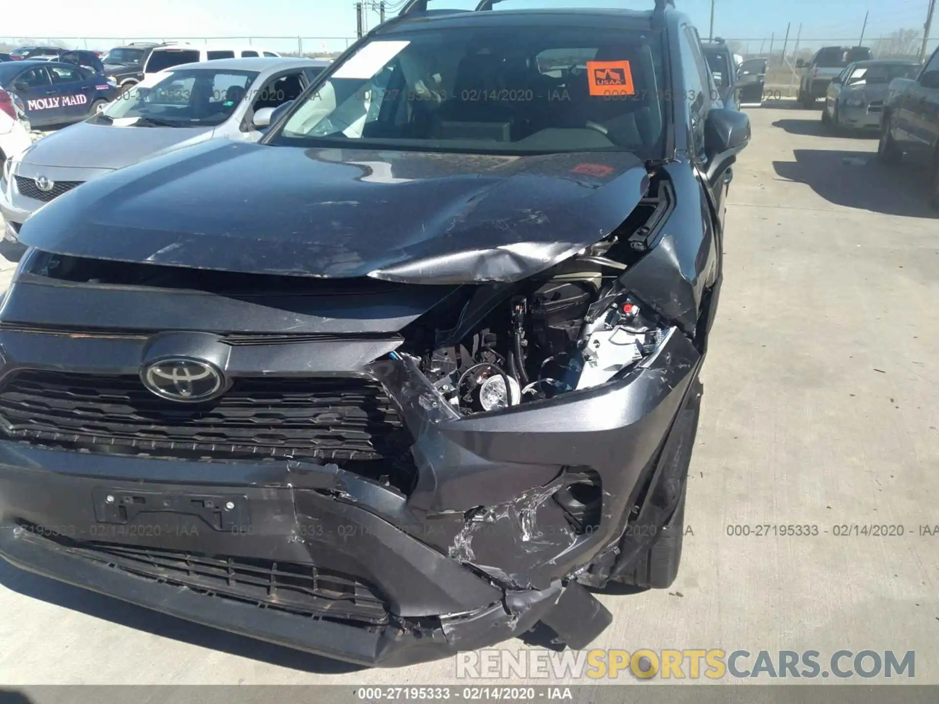 6 Photograph of a damaged car 2T3C1RFV0LC038928 TOYOTA RAV4 2020