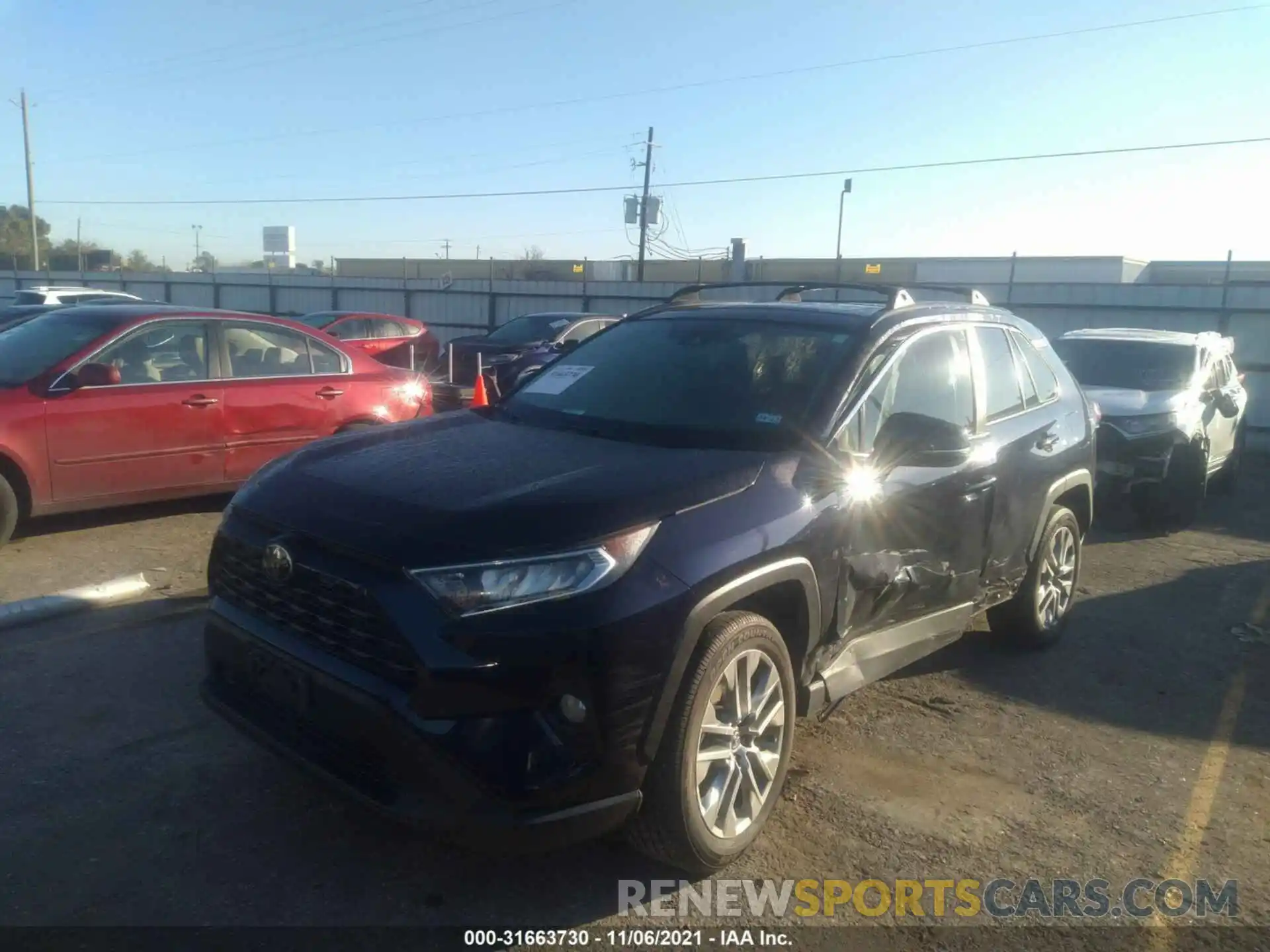 2 Photograph of a damaged car 2T3C1RFV0LC041330 TOYOTA RAV4 2020