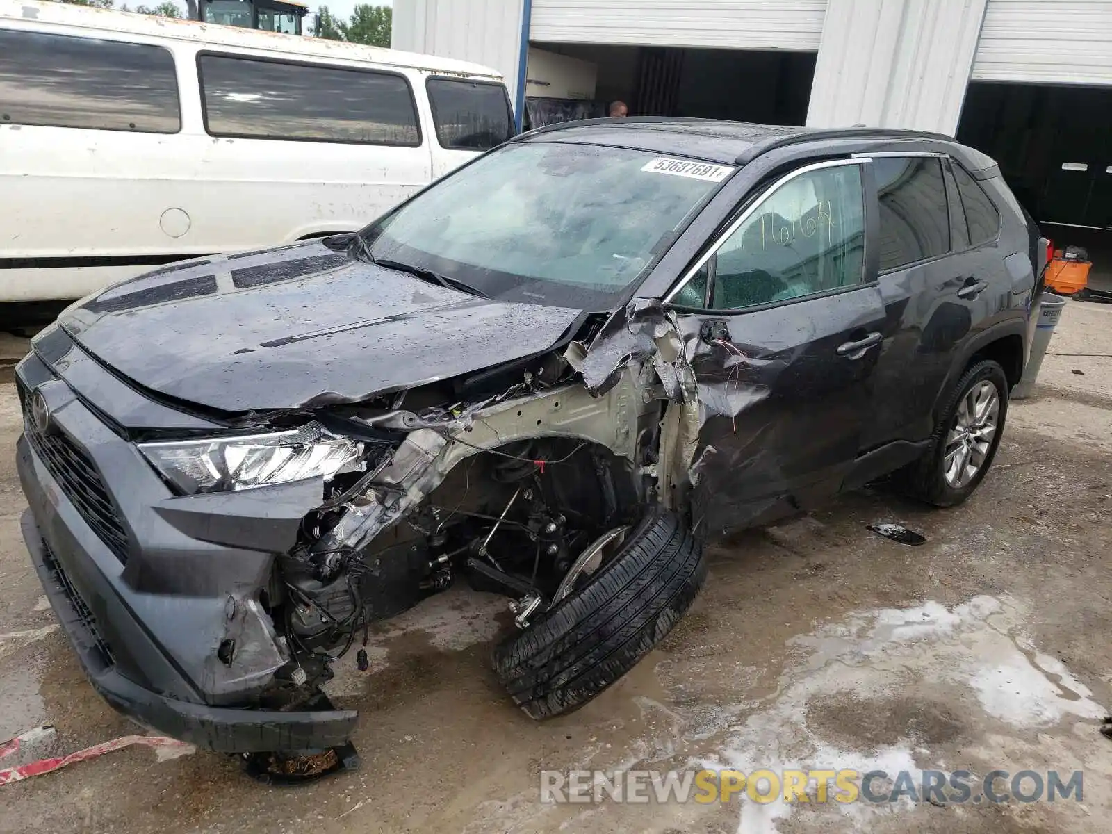 2 Photograph of a damaged car 2T3C1RFV0LC066390 TOYOTA RAV4 2020