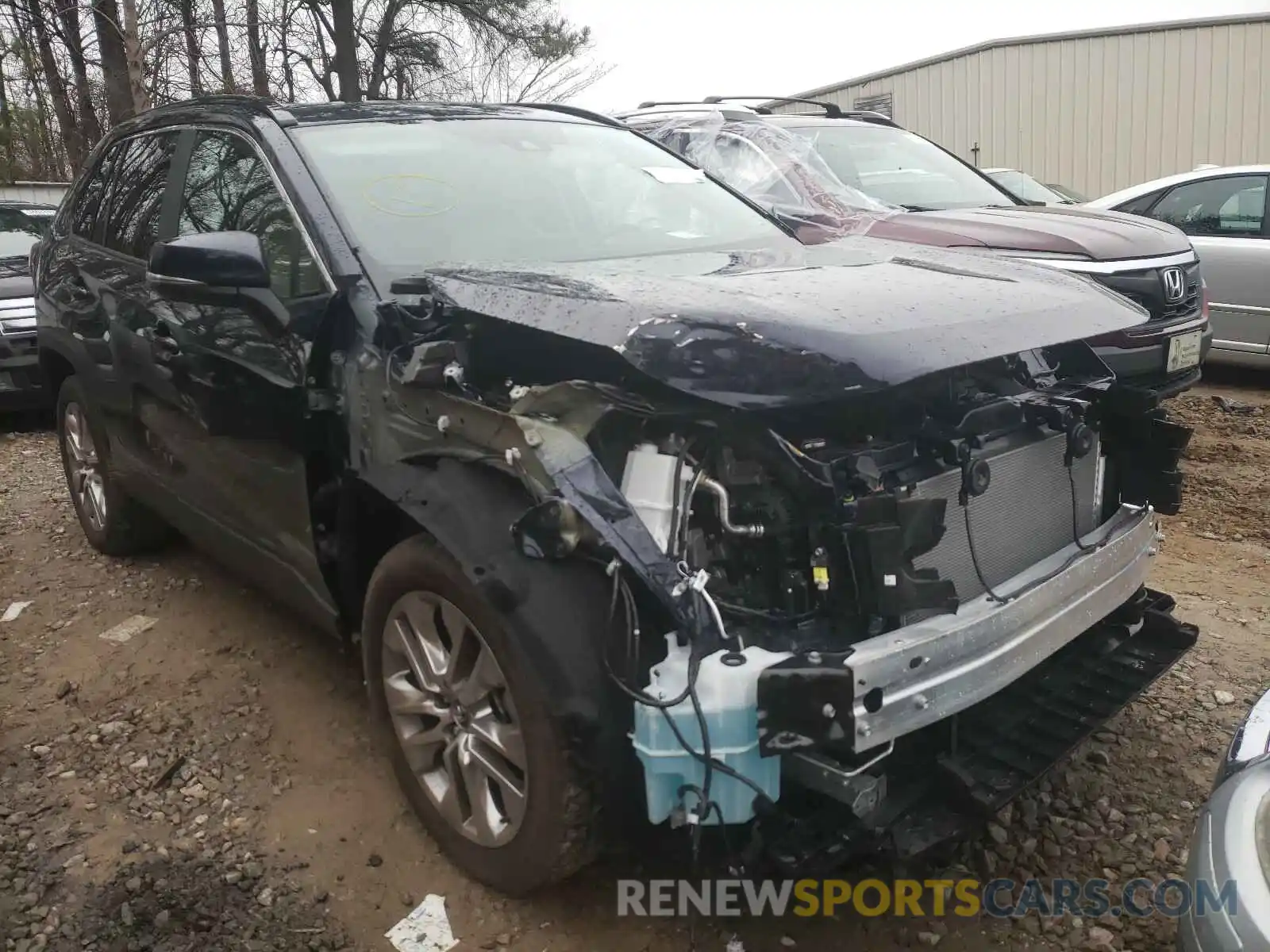 1 Photograph of a damaged car 2T3C1RFV0LC076885 TOYOTA RAV4 2020