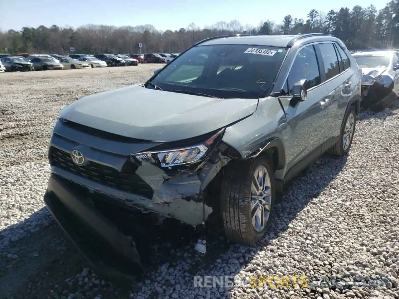 2 Photograph of a damaged car 2T3C1RFV0LC083366 TOYOTA RAV4 2020