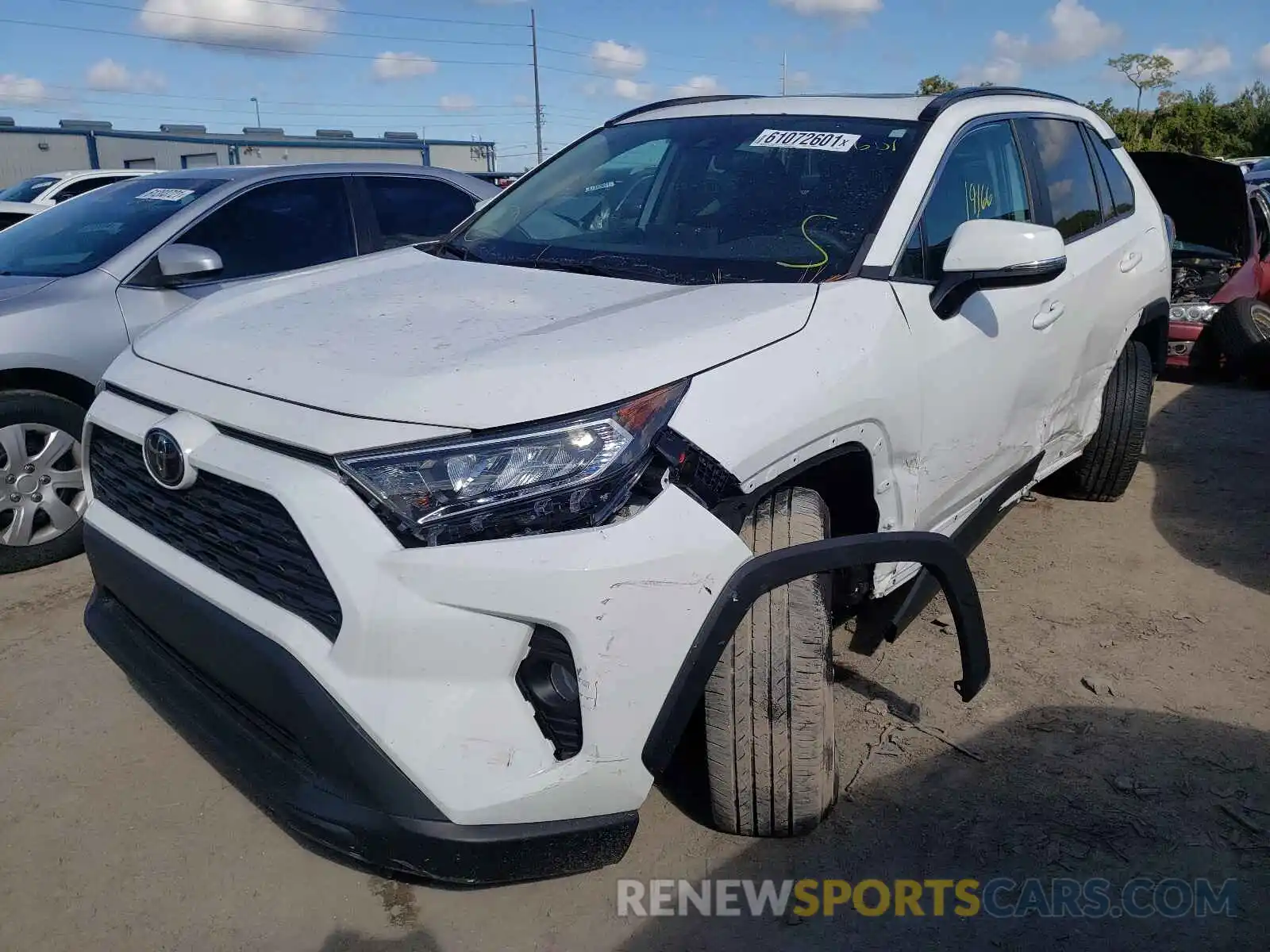 2 Photograph of a damaged car 2T3C1RFV1LC065376 TOYOTA RAV4 2020