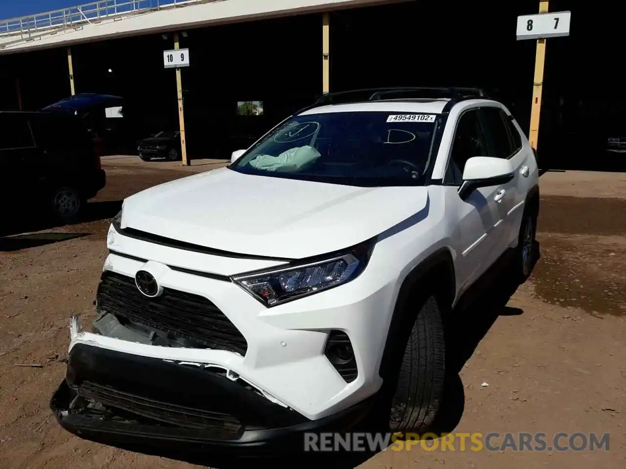 2 Photograph of a damaged car 2T3C1RFV1LC072795 TOYOTA RAV4 2020