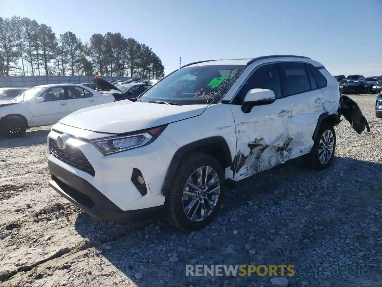 2 Photograph of a damaged car 2T3C1RFV1LW061391 TOYOTA RAV4 2020