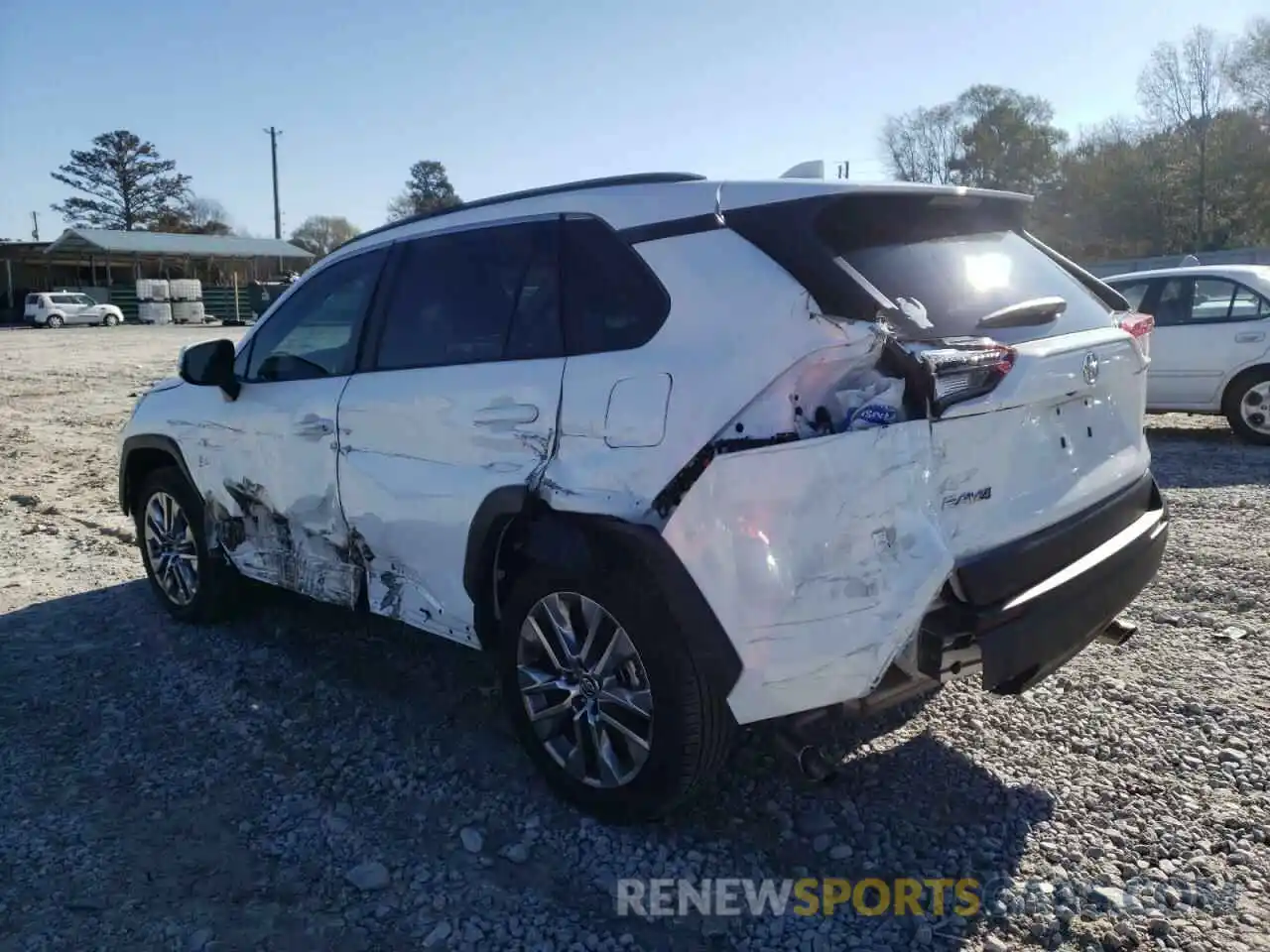 3 Photograph of a damaged car 2T3C1RFV1LW061391 TOYOTA RAV4 2020