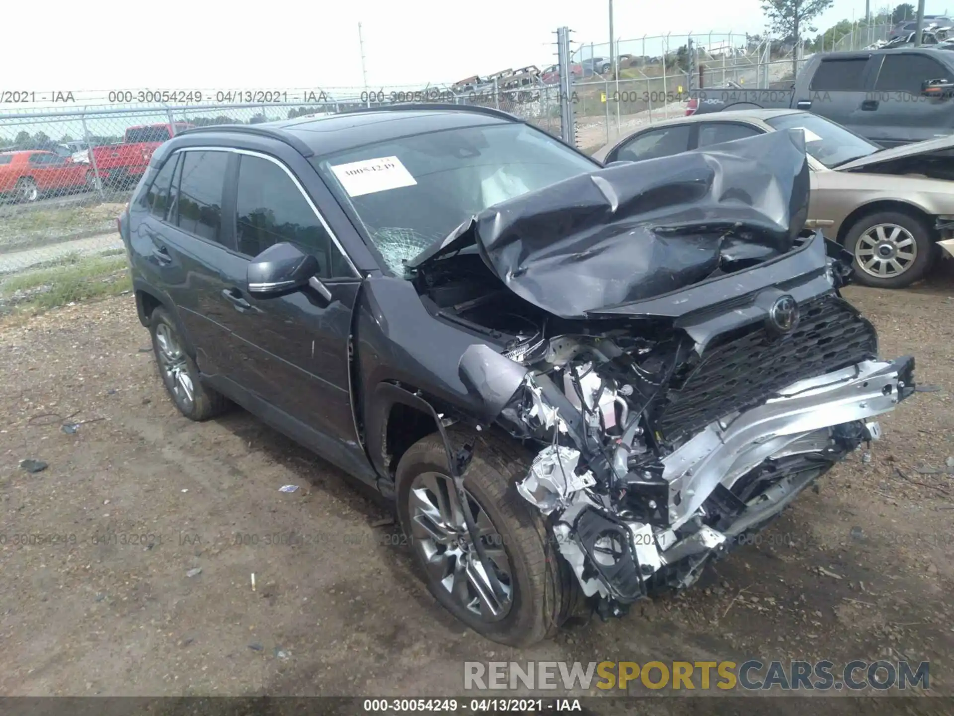 1 Photograph of a damaged car 2T3C1RFV1LW093564 TOYOTA RAV4 2020