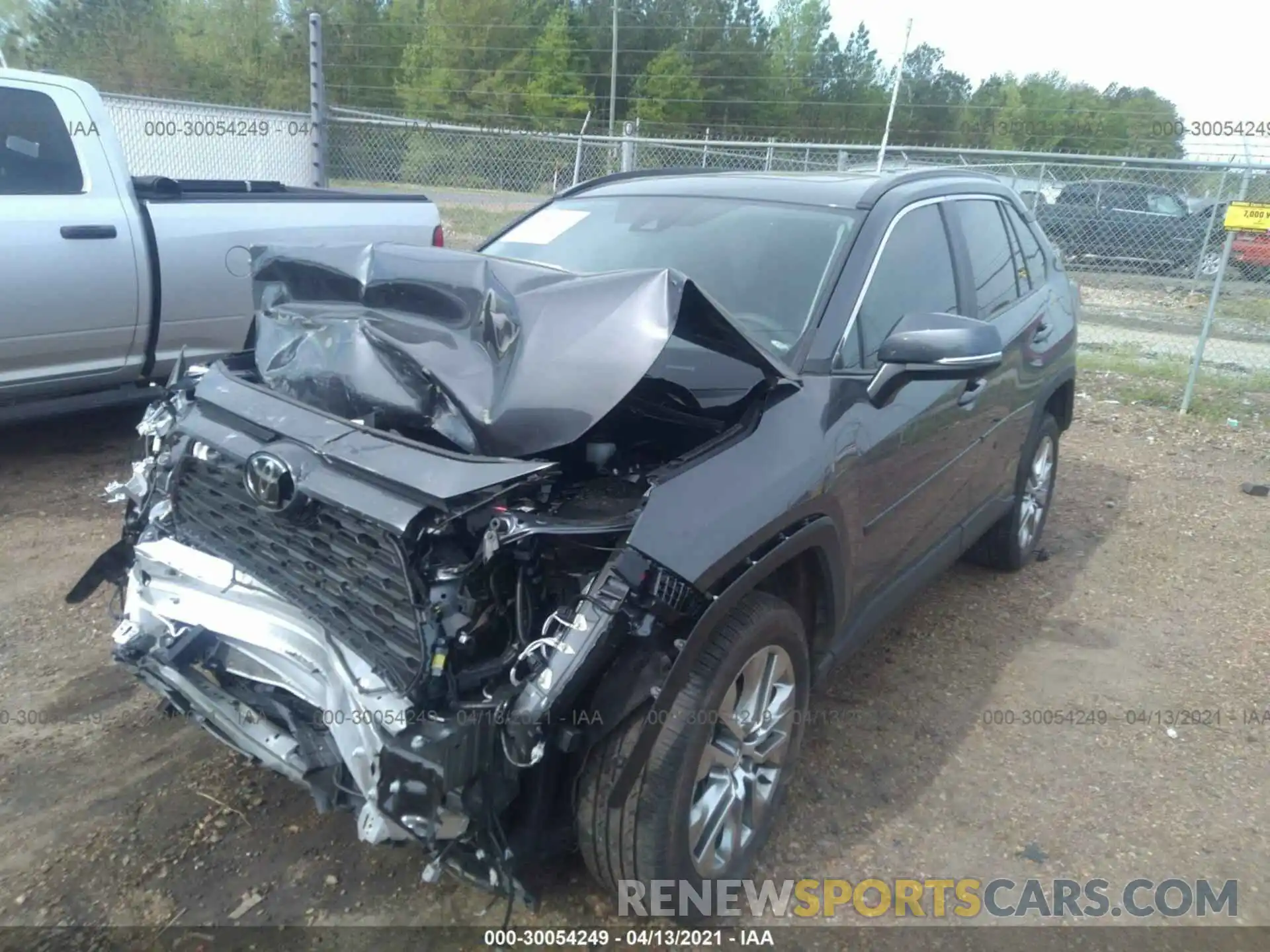 2 Photograph of a damaged car 2T3C1RFV1LW093564 TOYOTA RAV4 2020