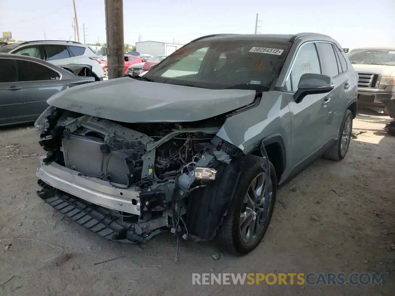 2 Photograph of a damaged car 2T3C1RFV2LC039692 TOYOTA RAV4 2020