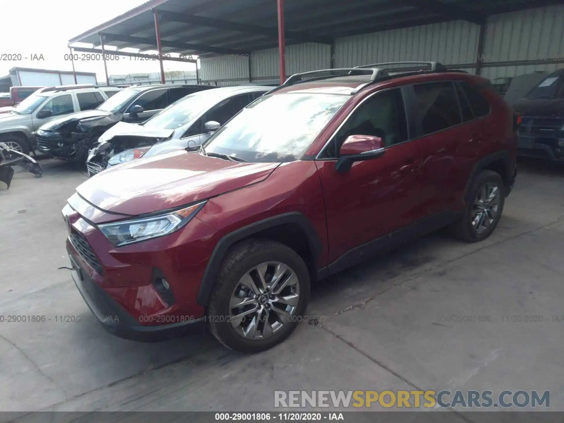 2 Фотография поврежденного автомобиля 2T3C1RFV2LC042317 TOYOTA RAV4 2020