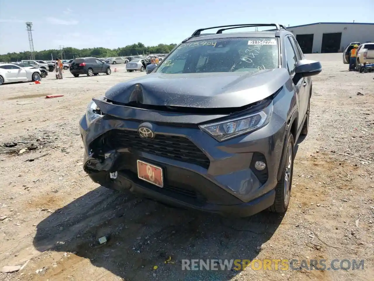 9 Photograph of a damaged car 2T3C1RFV2LC043404 TOYOTA RAV4 2020