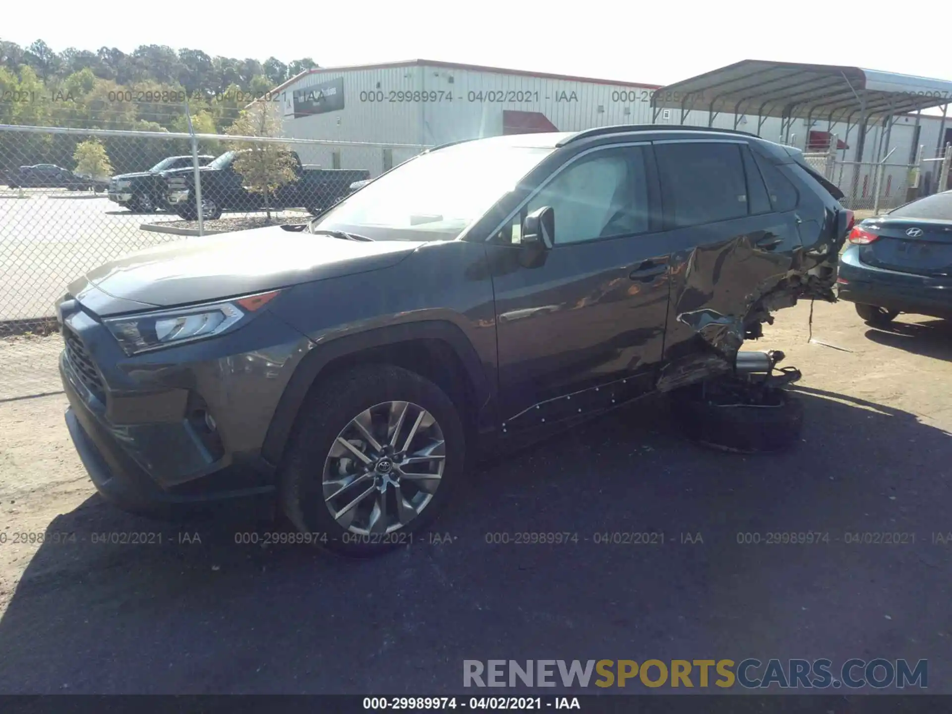 2 Photograph of a damaged car 2T3C1RFV2LC051521 TOYOTA RAV4 2020