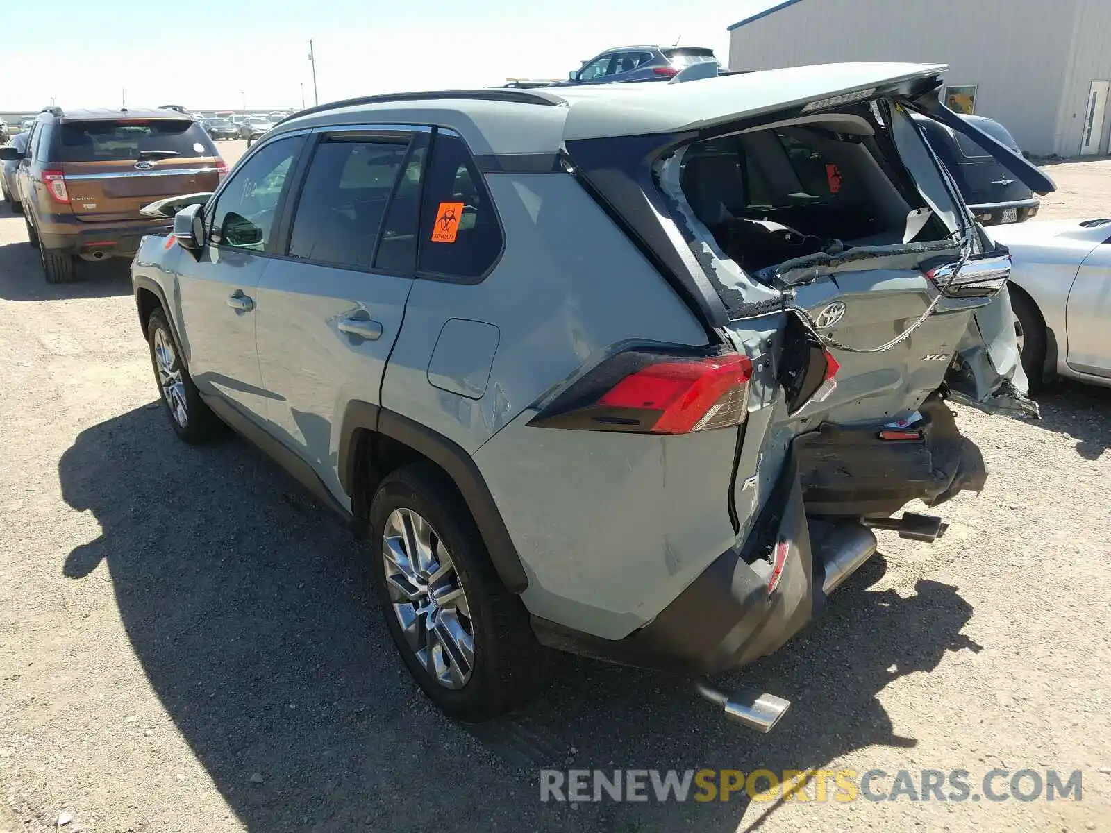 3 Photograph of a damaged car 2T3C1RFV2LW079818 TOYOTA RAV4 2020