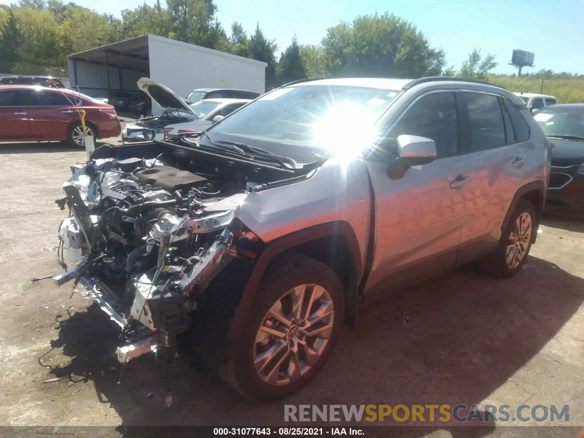 2 Photograph of a damaged car 2T3C1RFV2LW091712 TOYOTA RAV4 2020