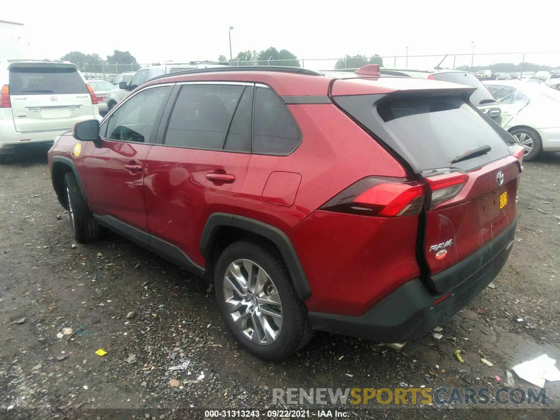 3 Photograph of a damaged car 2T3C1RFV3LC058445 TOYOTA RAV4 2020