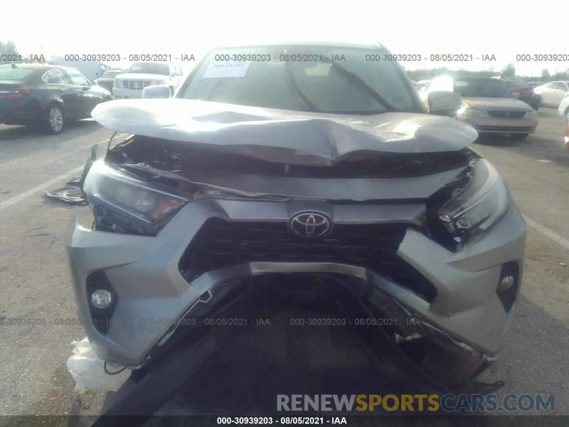 6 Фотография поврежденного автомобиля 2T3C1RFV3LC081465 TOYOTA RAV4 2020