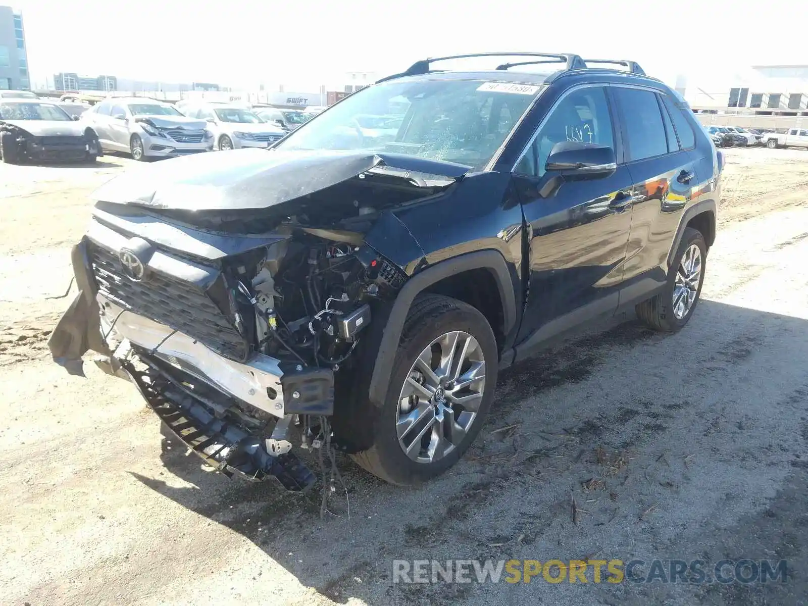 2 Photograph of a damaged car 2T3C1RFV3LW070254 TOYOTA RAV4 2020