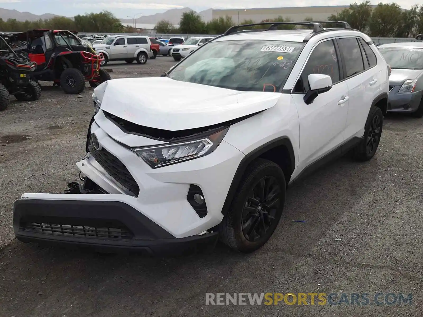 2 Photograph of a damaged car 2T3C1RFV3LW082338 TOYOTA RAV4 2020