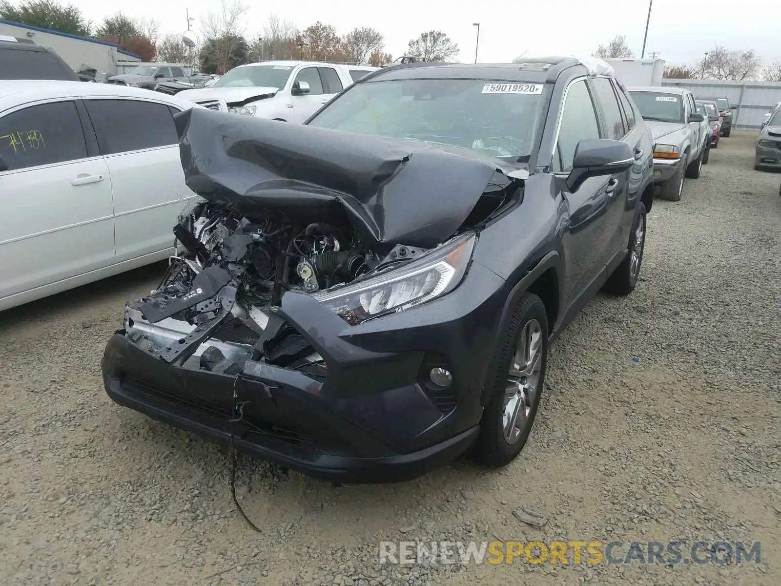 2 Photograph of a damaged car 2T3C1RFV4LC060642 TOYOTA RAV4 2020