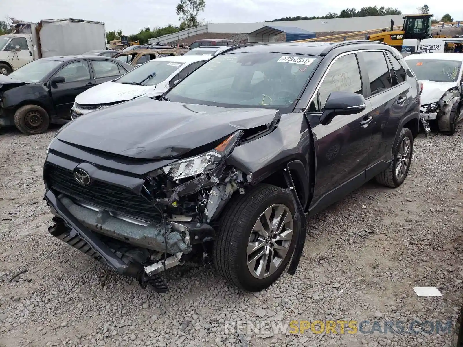 2 Photograph of a damaged car 2T3C1RFV4LW064091 TOYOTA RAV4 2020