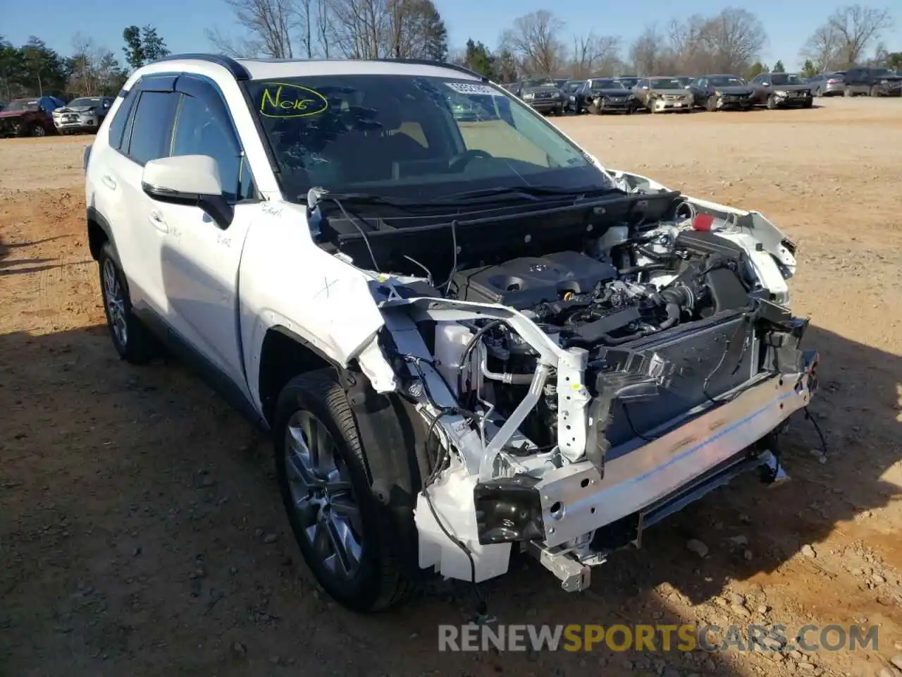 1 Photograph of a damaged car 2T3C1RFV4LW091274 TOYOTA RAV4 2020