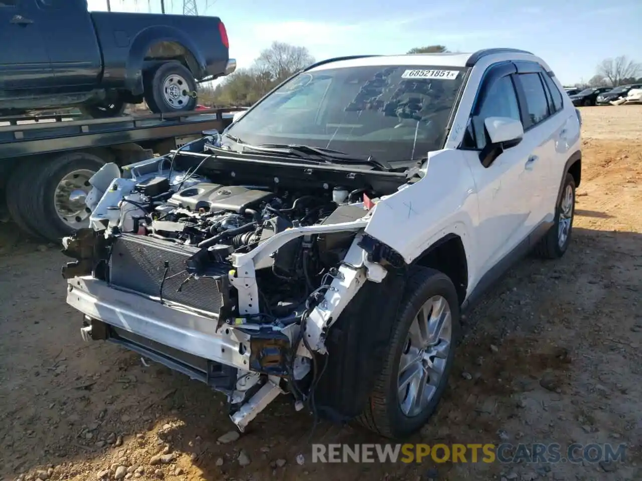 2 Photograph of a damaged car 2T3C1RFV4LW091274 TOYOTA RAV4 2020