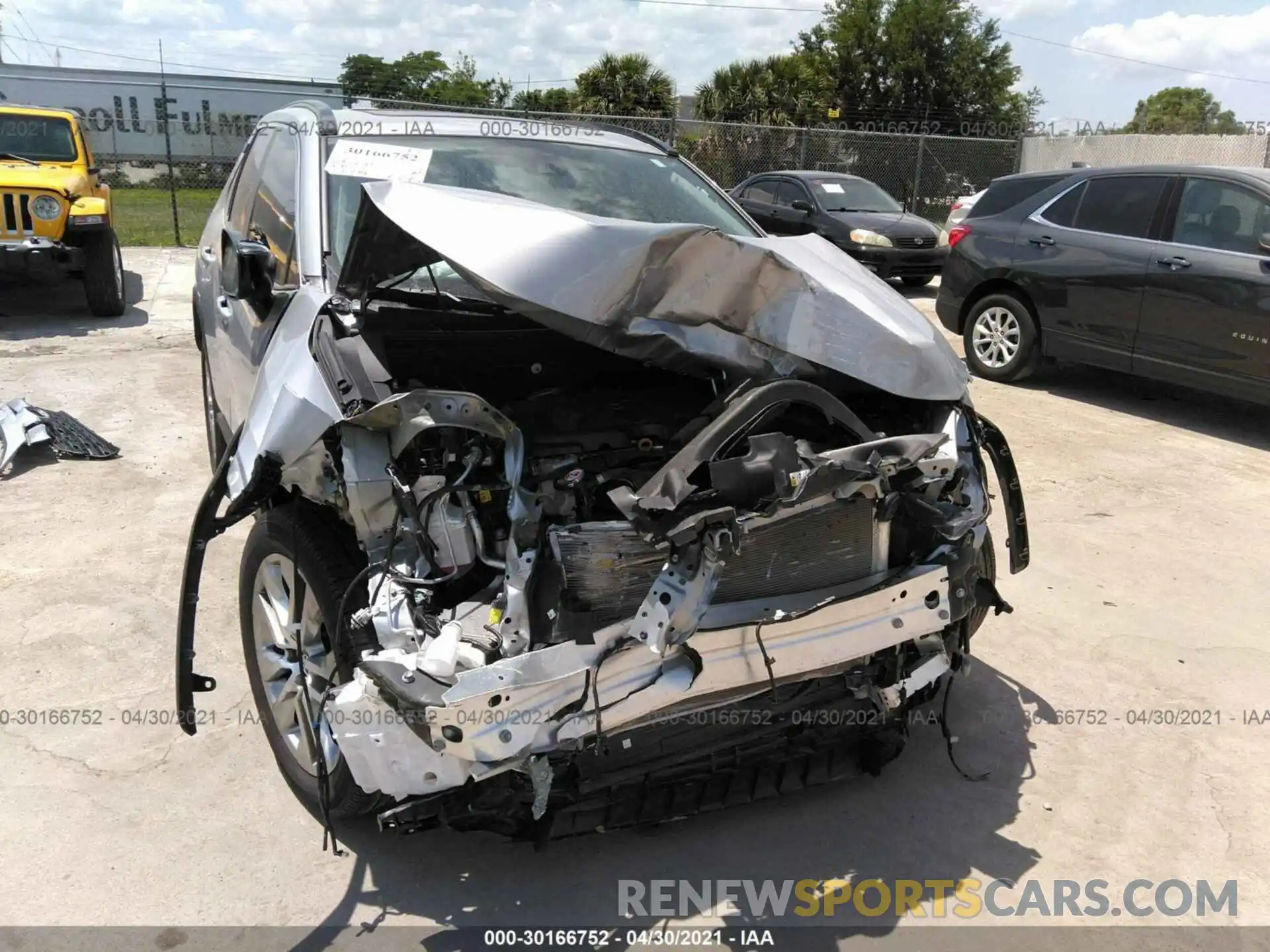 6 Photograph of a damaged car 2T3C1RFV4LW094790 TOYOTA RAV4 2020